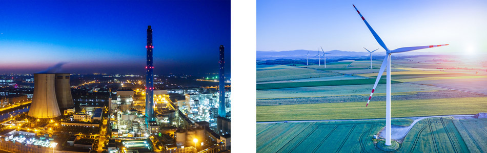 Konventionelle- und neue Energieerzeugung